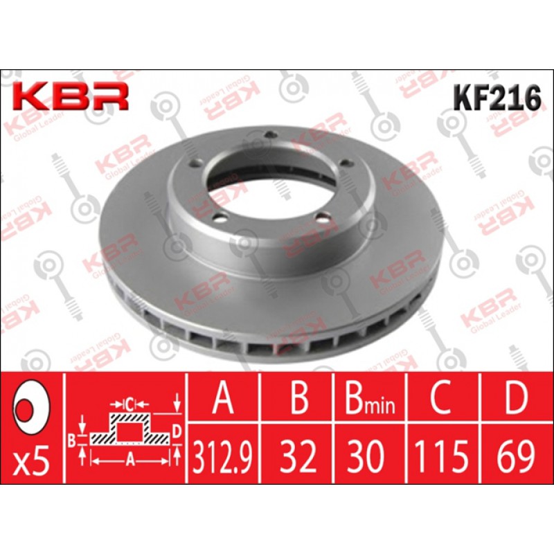 KF216   -   BRAKE DISC