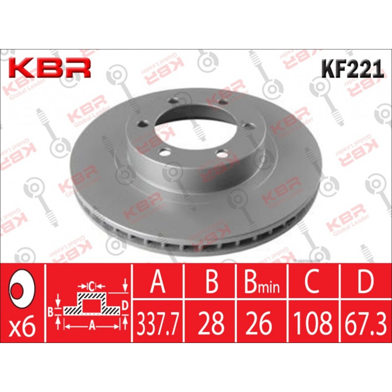 KF221   -   BRAKE DISC
