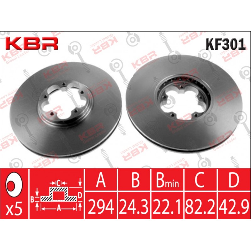 KF301   -   BRAKE DISC