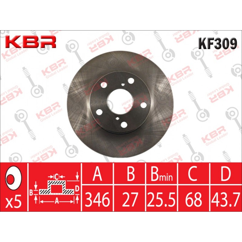KF309   -   BRAKE DISC