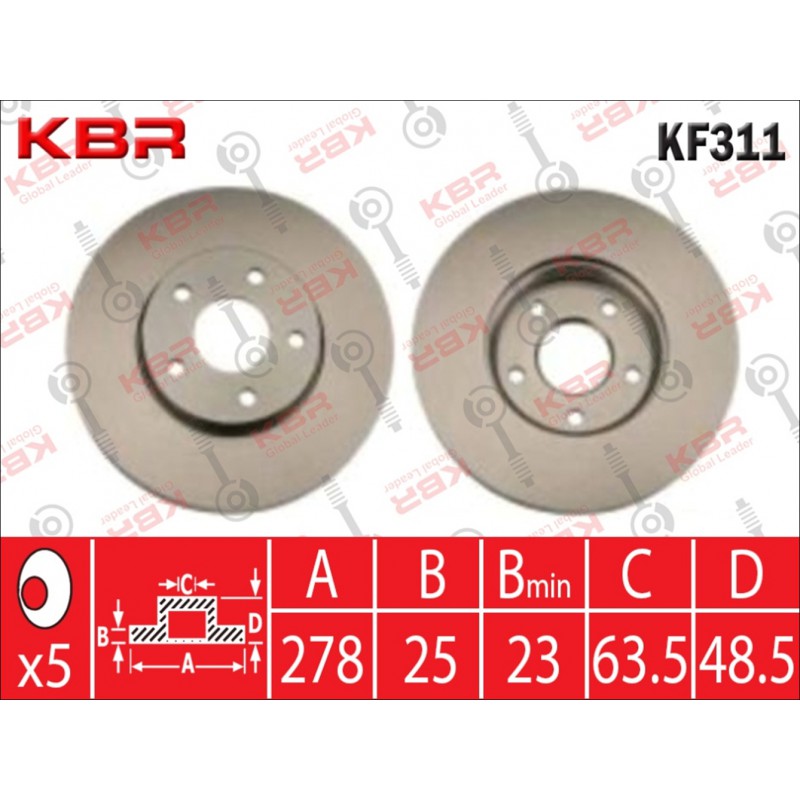 KF311   -   BRAKE DISC