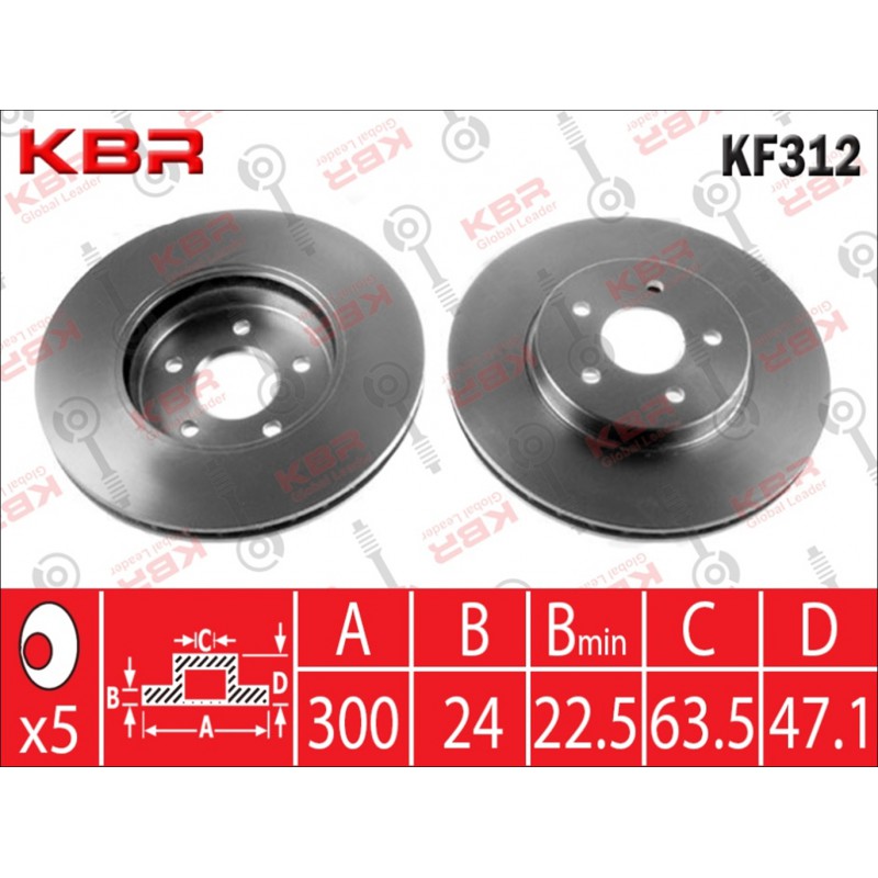 KF312   -   BRAKE DISC