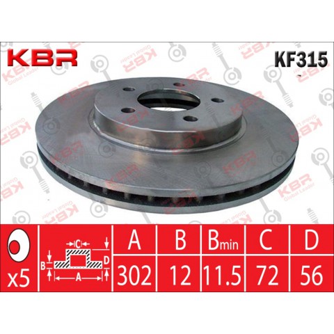 KF315   -   BRAKE DISC