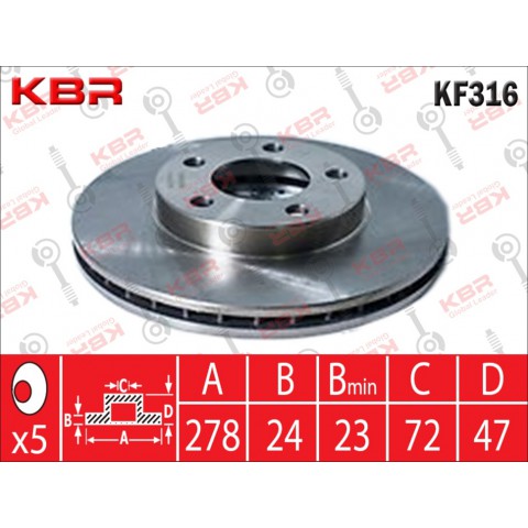 KF316   -   BRAKE DISC