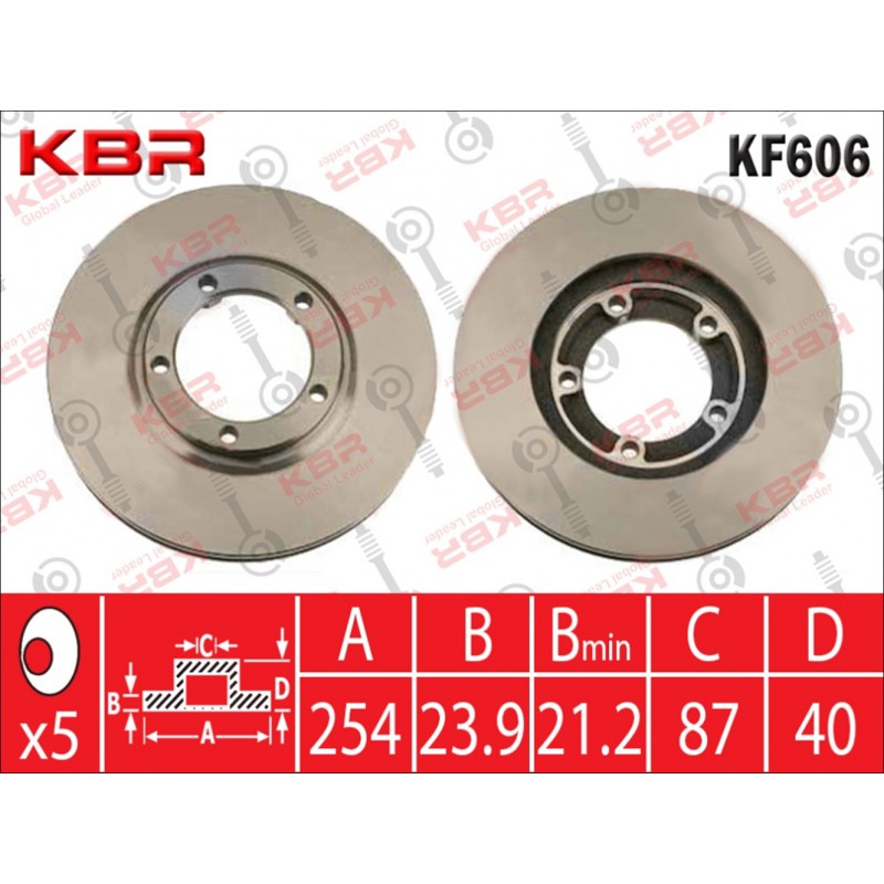 KF606   -   BRAKE DISC