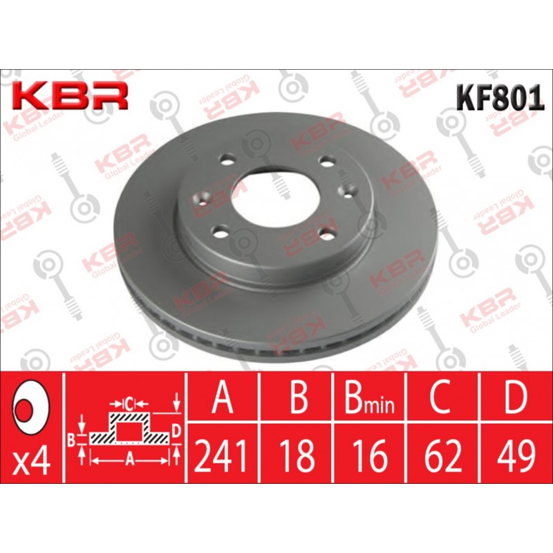 KF801   -   BRAKE DISC