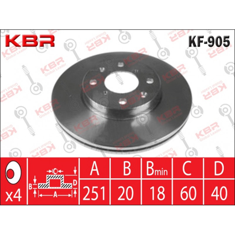 KF905   -   BRAKE DISC