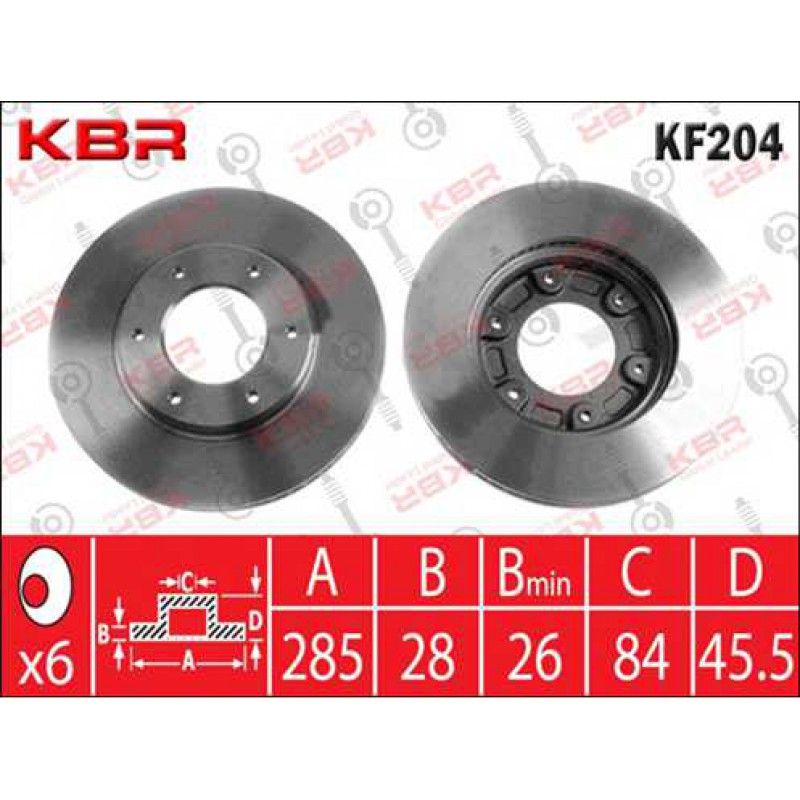KF204   -   BRAKE DISC