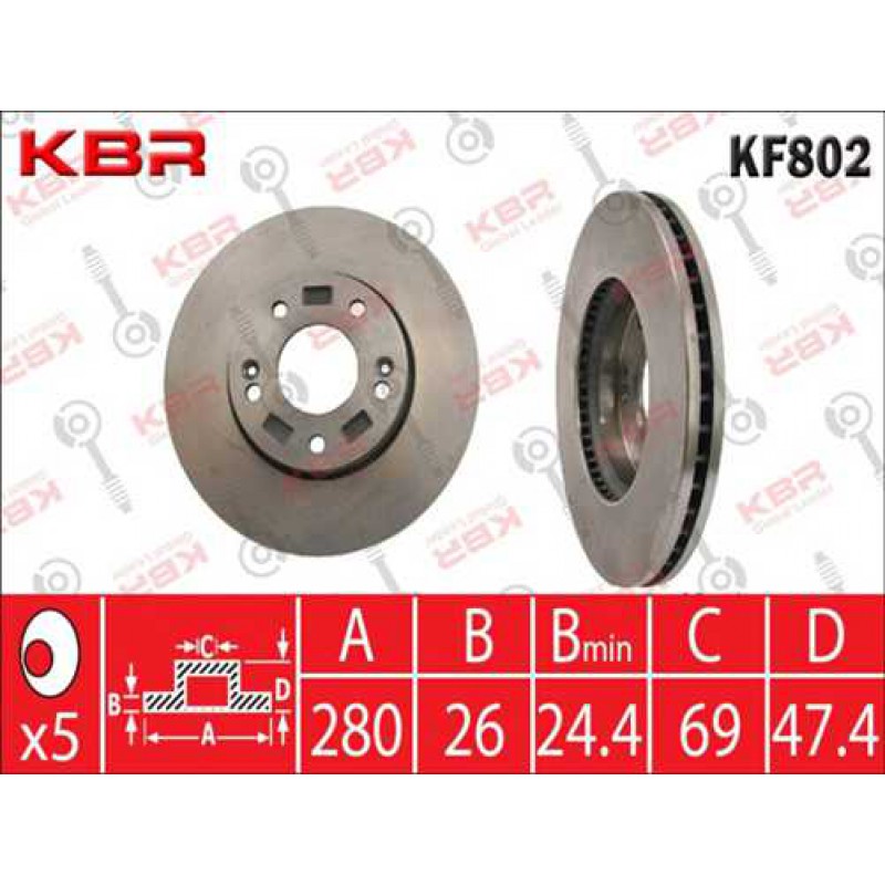 KF802   -   BRAKE DISC
