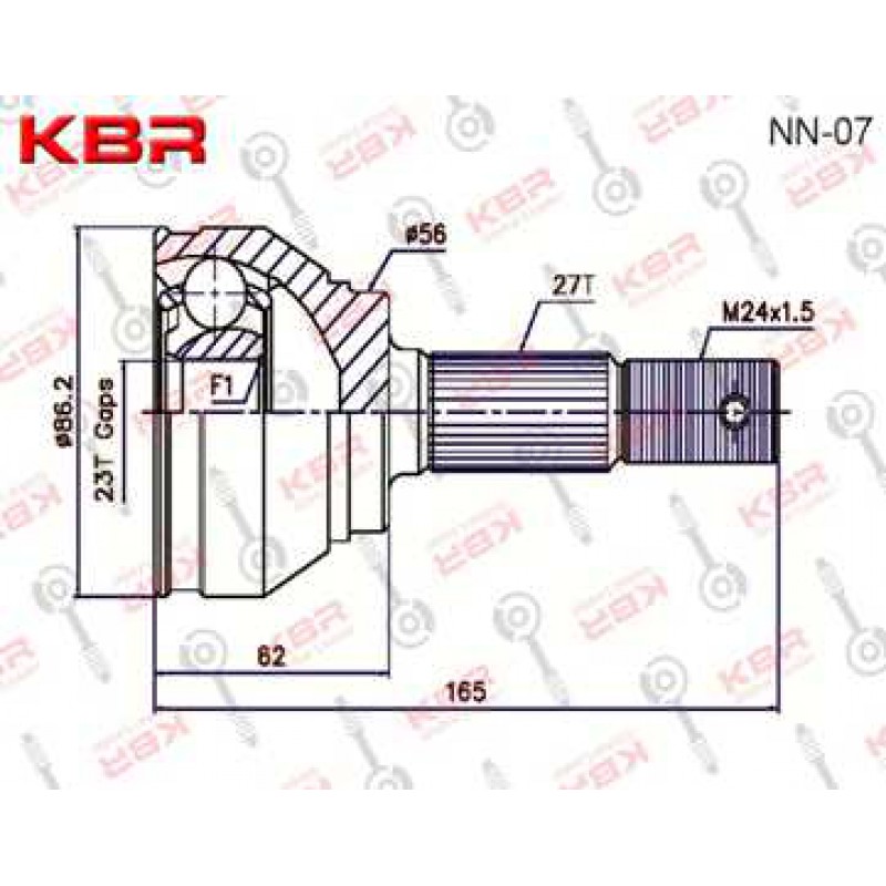 NN07   -   OUTBOARD C V JOINT