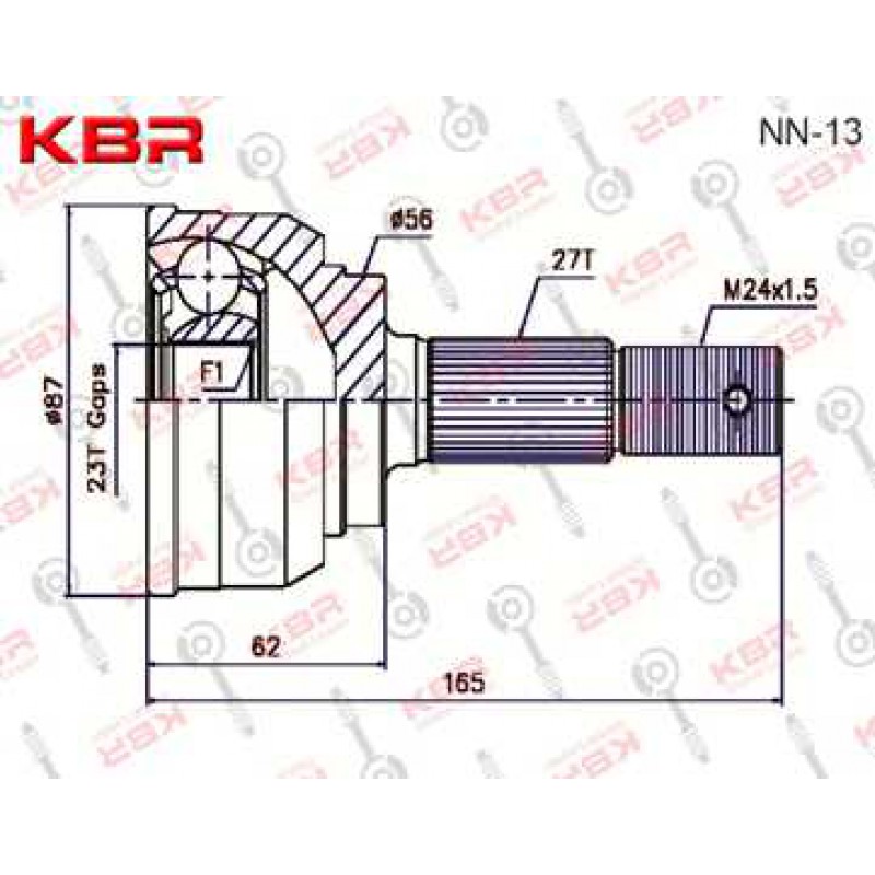 NN13   -   OUTBOARD C V JOINT