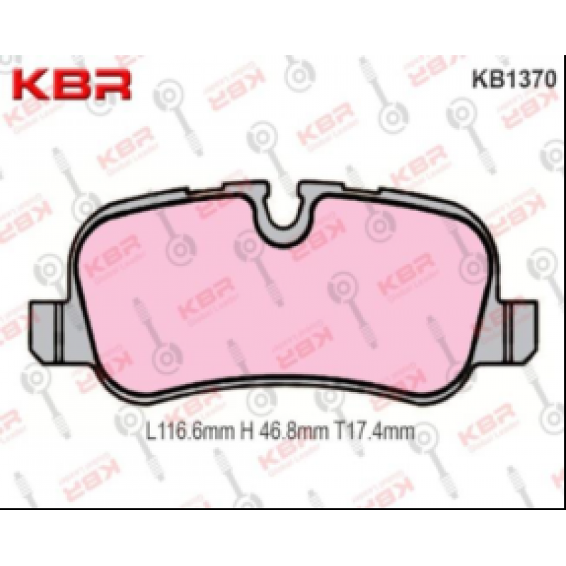 KB1370   -   Brake Pad Rear